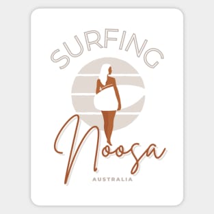 Surfing Noosa Australia Sticker